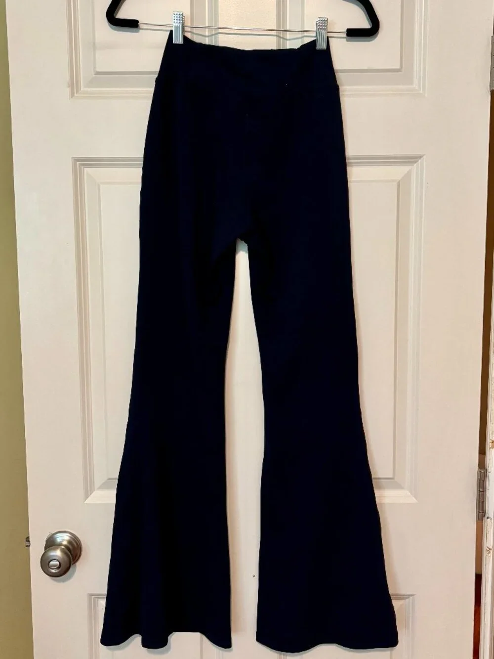 Halara Crossover Flare Leggings Deep Navy High Waisted • Size S - Picture 4 of 6